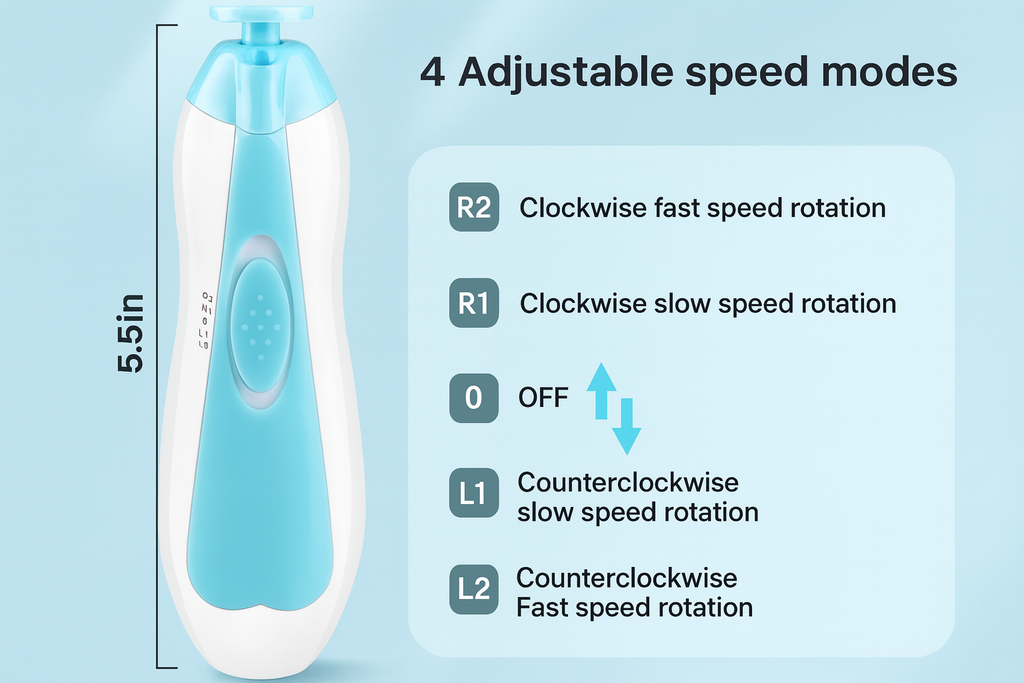 Baby Nail Clippers with Light